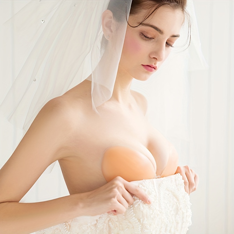 Plunge Bra Push Up - Patch Payudara Silikon Wanita, Bra Silikon