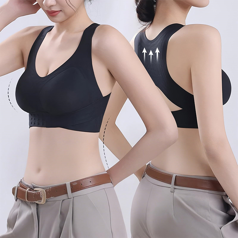 Cotton Bra Everyday - Bra Korektor Postur Wanita dengan Penutup