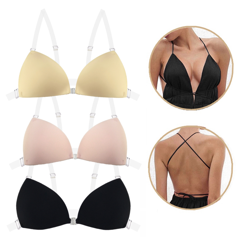 Plunge Bra Push Up - Bra Tempel untuk Wanita Gaun Pengantin