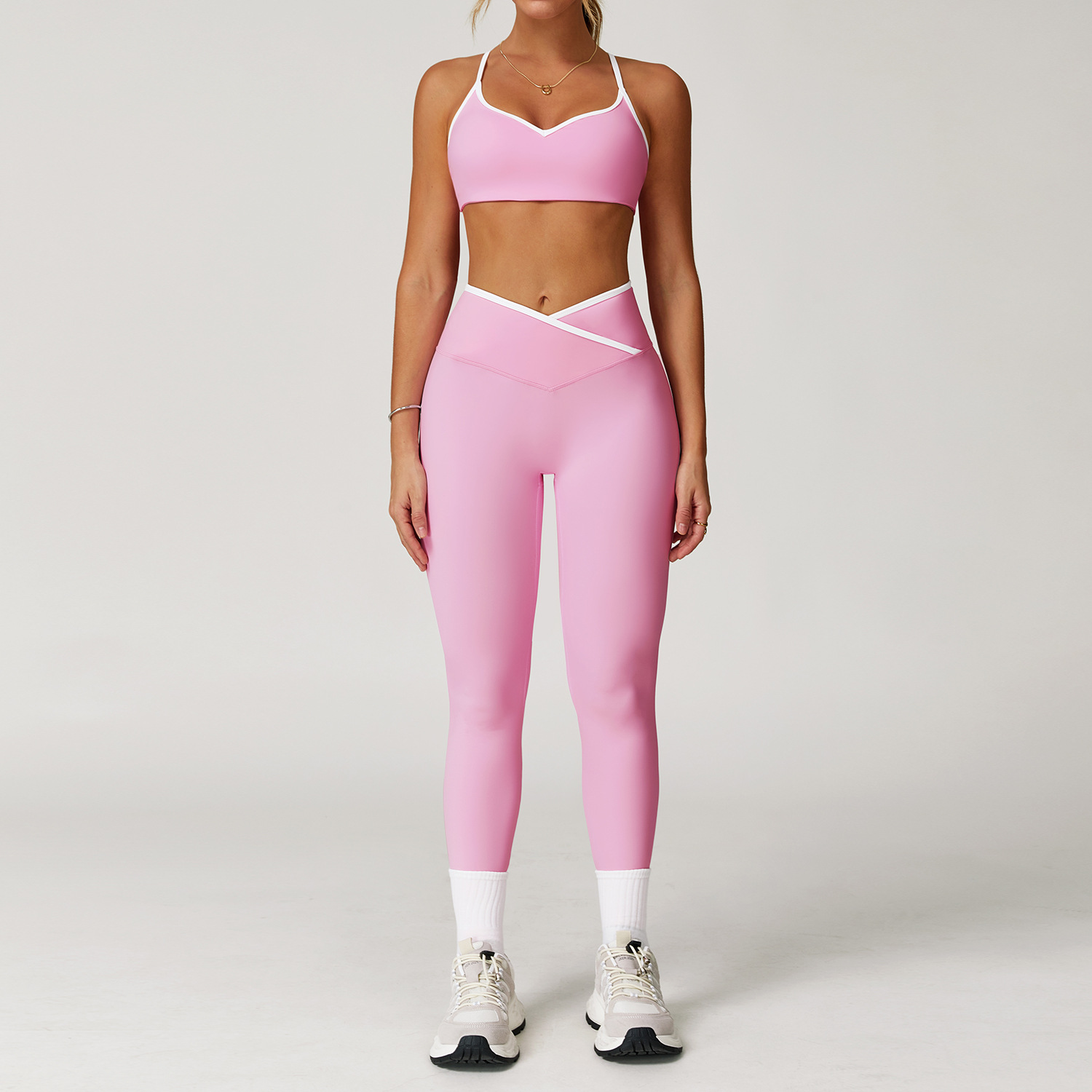 Pakaian Dalam Gym Bra Olahraga - Plunge Bra Push Up ulasan dan harga