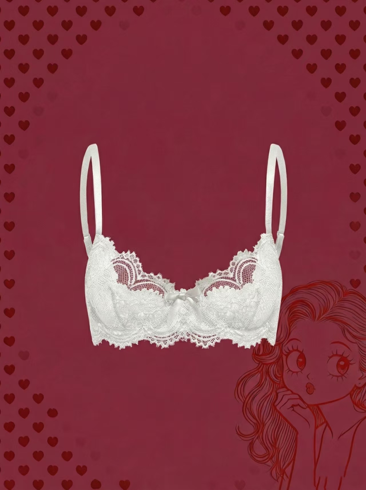 BH wanita plus size seksi bere - Plunge Bra Push Up ulasan dan harga