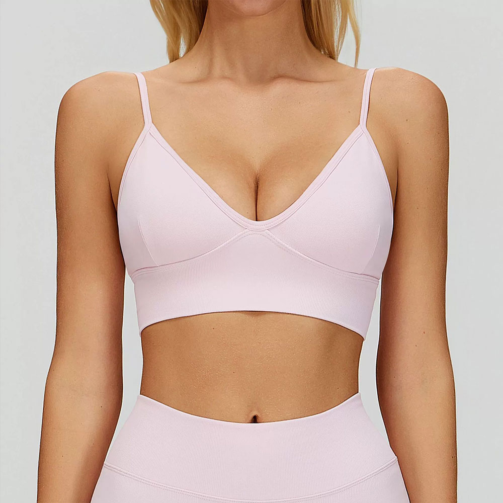 Bra Olahraga Wanita Bernapas T - Plunge Bra Push Up ulasan dan harga