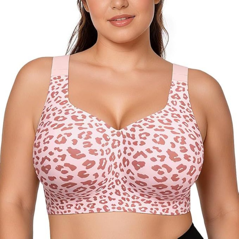 Leopard Jelly Bras Tanpa Kawat - Plunge Bra Push Up ulasan dan harga